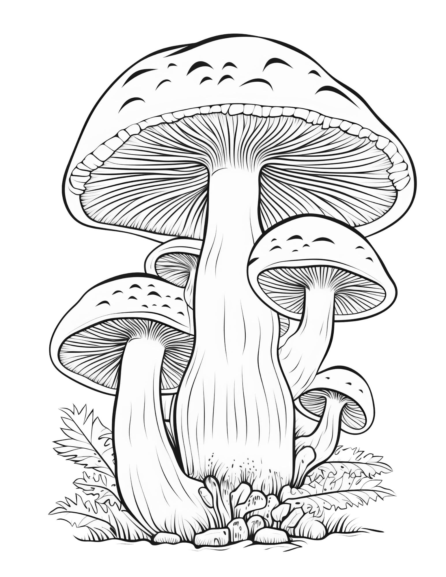 Groovy Coloring Book | 25-Page Canva Template with Retro & Psychedelic Designs | Funky, Wavy, and Abstract Coloring Pages | Digital Download - Social Canvas