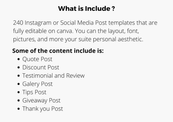 240 Fashion Social Media Canva Templates - Social Canvas