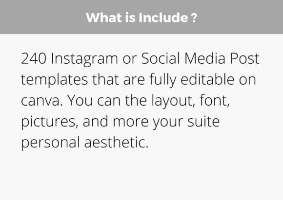 240 Food Blogger Social Media Templates - Social Canvas