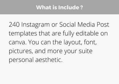 240 Food Blogger Social Media Templates - Social Canvas