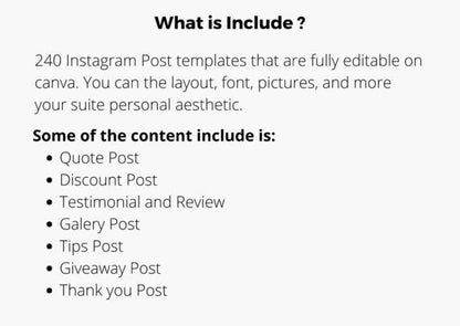 240 Social Media Canva Templates Bundle - Social Canvas