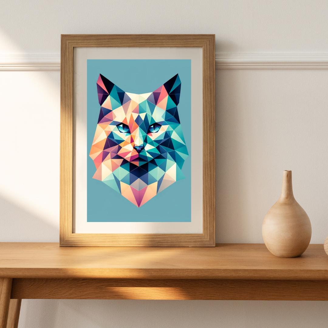 Animal Geometric PNG Digital Downloads for Print on Demand - Social Canvas