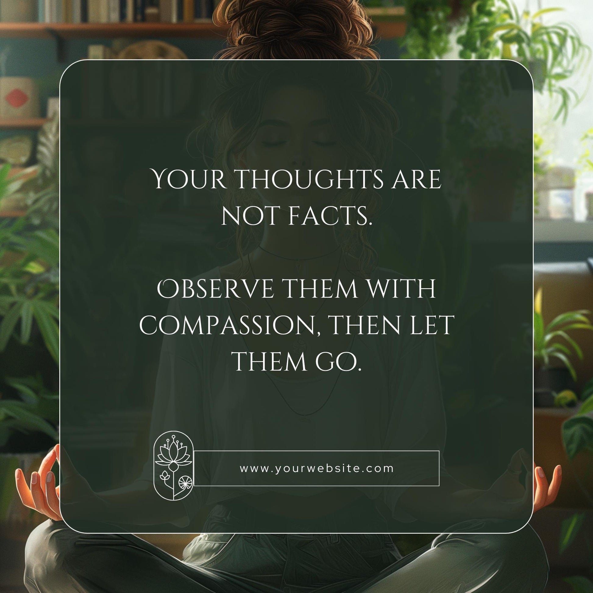 25 Mindfulness Social Media Templates | Editable Canva Templates | Wellness, Self-Care & Mental Health Instagram Posts | Instant Download - Social Canvas