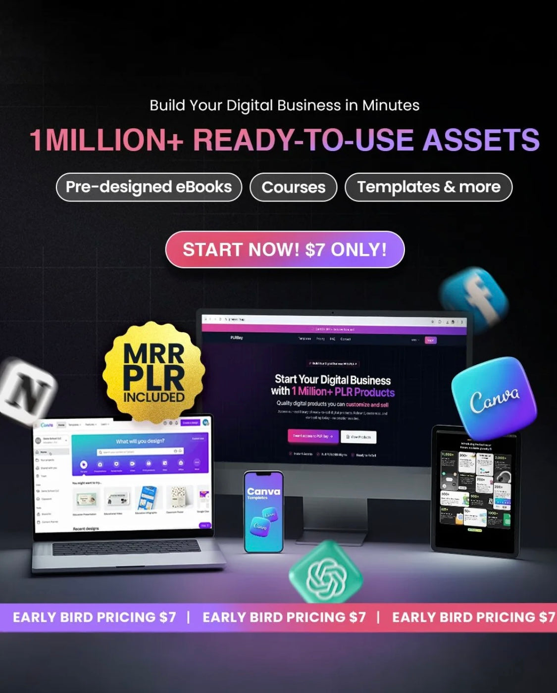 Ultimate Passive Income Bundle: Millions of Ready-to-Sell Digital Products with PLR & Master Resell Rights
