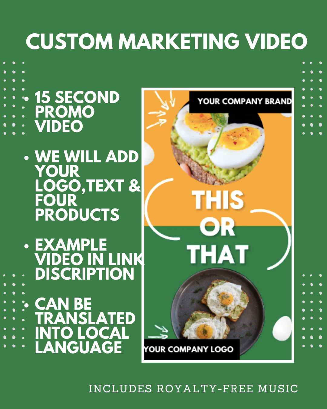 15 Second | Product Showcase Video | Custom-Made For You | 15-Second Sale Promo for Social Media |