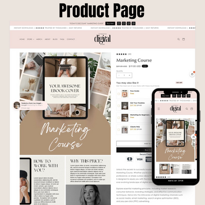 50 Digital Products + Custom Built Store – Launch & Sell