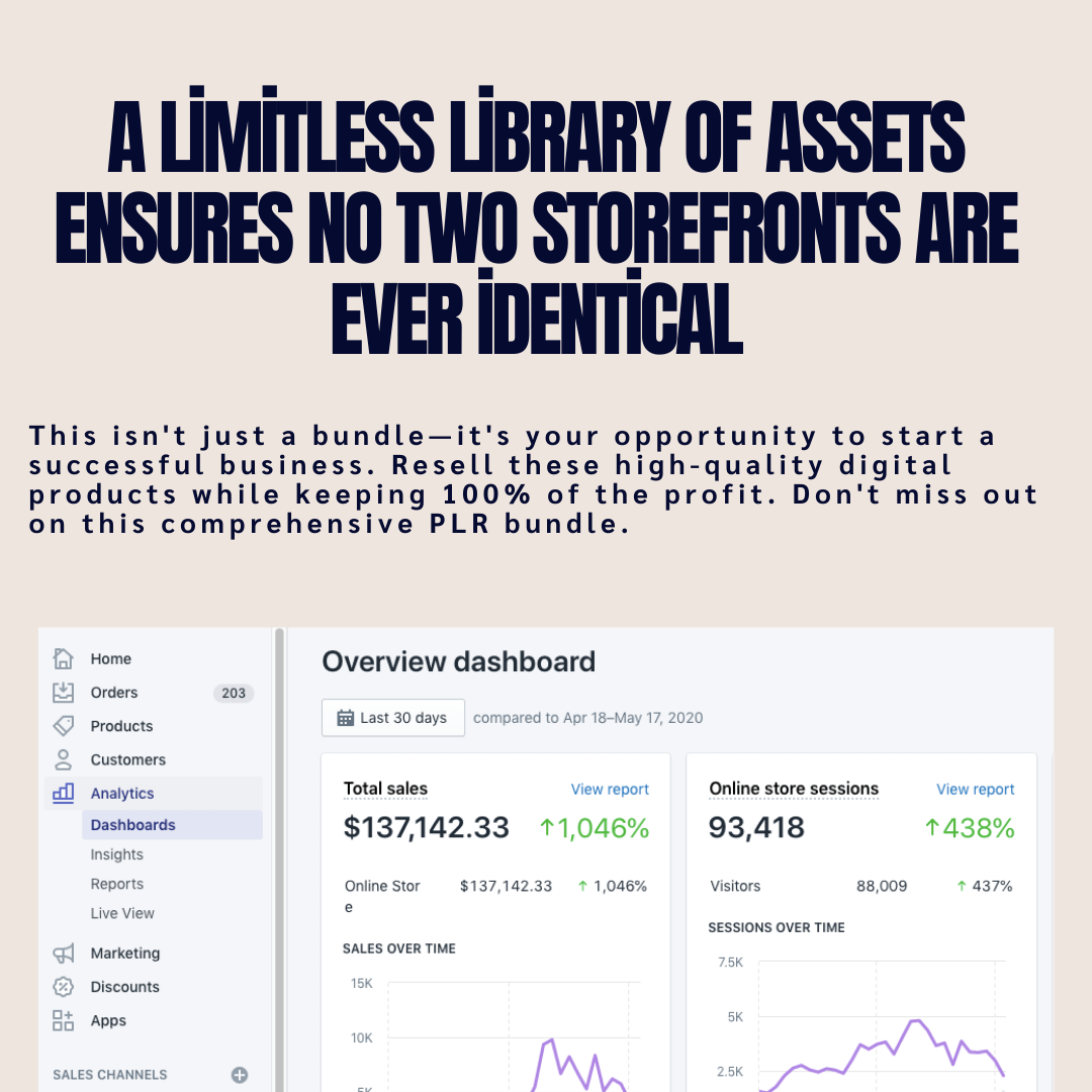 50 Digital Products + Custom Built Store – Launch & Sell