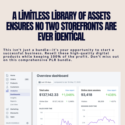 50 Digital Products + Custom Built Store – Launch & Sell