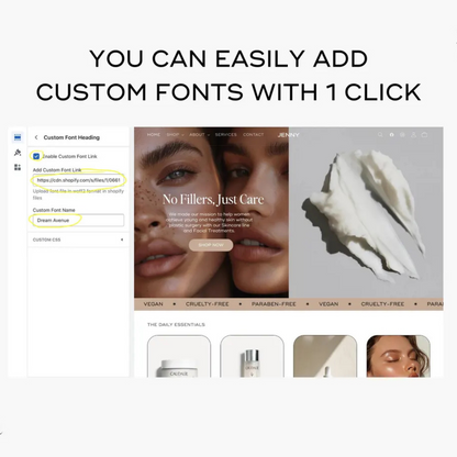 Luxury Shopify Theme – 'Jenny' Responsive Template for Fashion & Beauty Stores