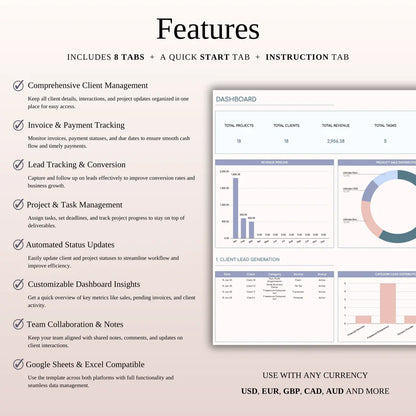 All-in-One Small Business Spreadsheet Bundle (MRR) - Social Canvas