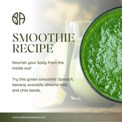 30 Wellness Clinic Social Media Templates | Editable Canva Templates | Holistic Health, Spa & Self-Care | Instant Download - Social Canvas