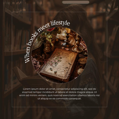 Bookstagram Canva Templates | Posts for Book Lovers Reviewers | Social Media Planner, Analytics Guide and 800 Faceless Videos - Social Canvas