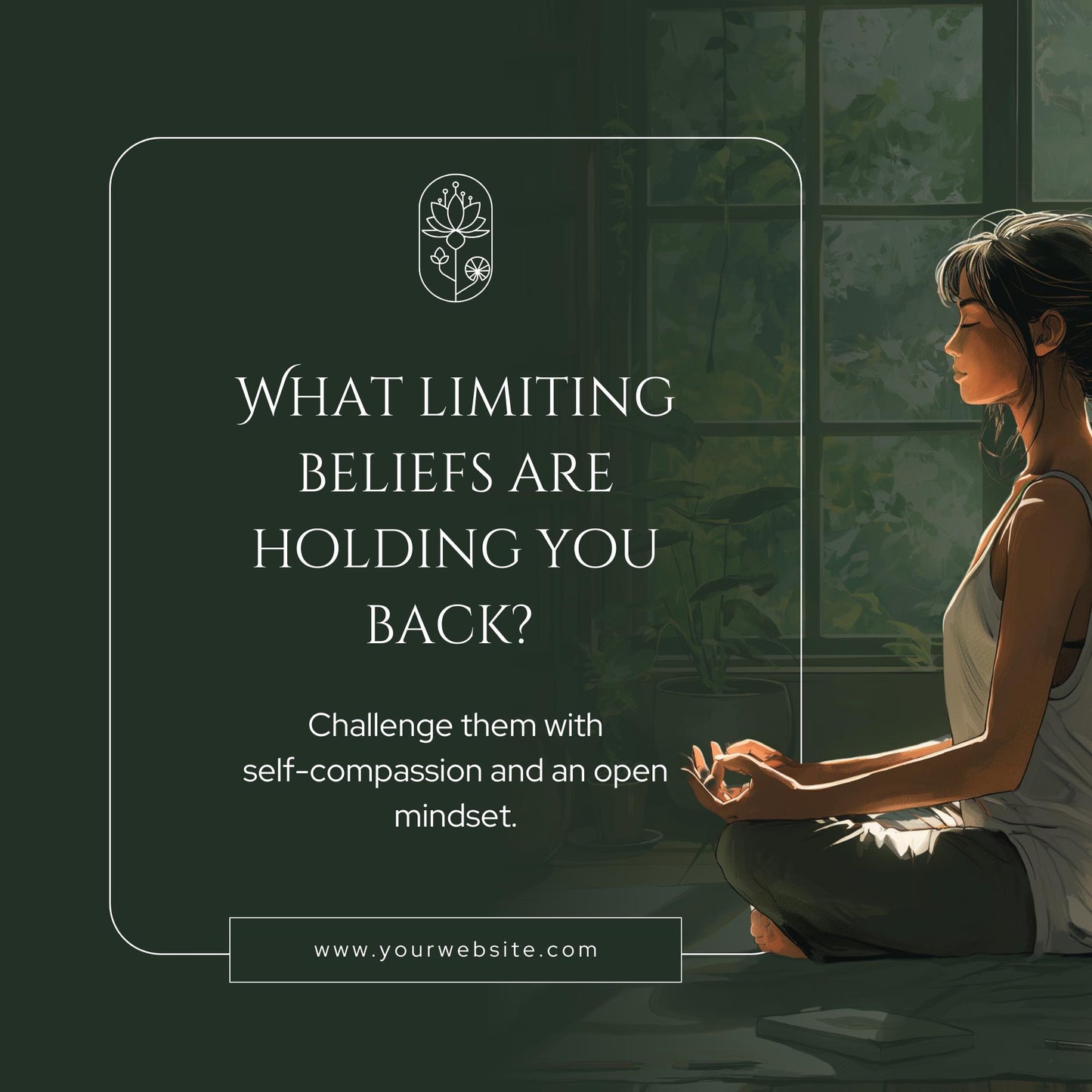 25 Mindfulness Social Media Templates | Editable Canva Templates | Wellness, Self-Care & Mental Health Instagram Posts | Instant Download - Social Canvas