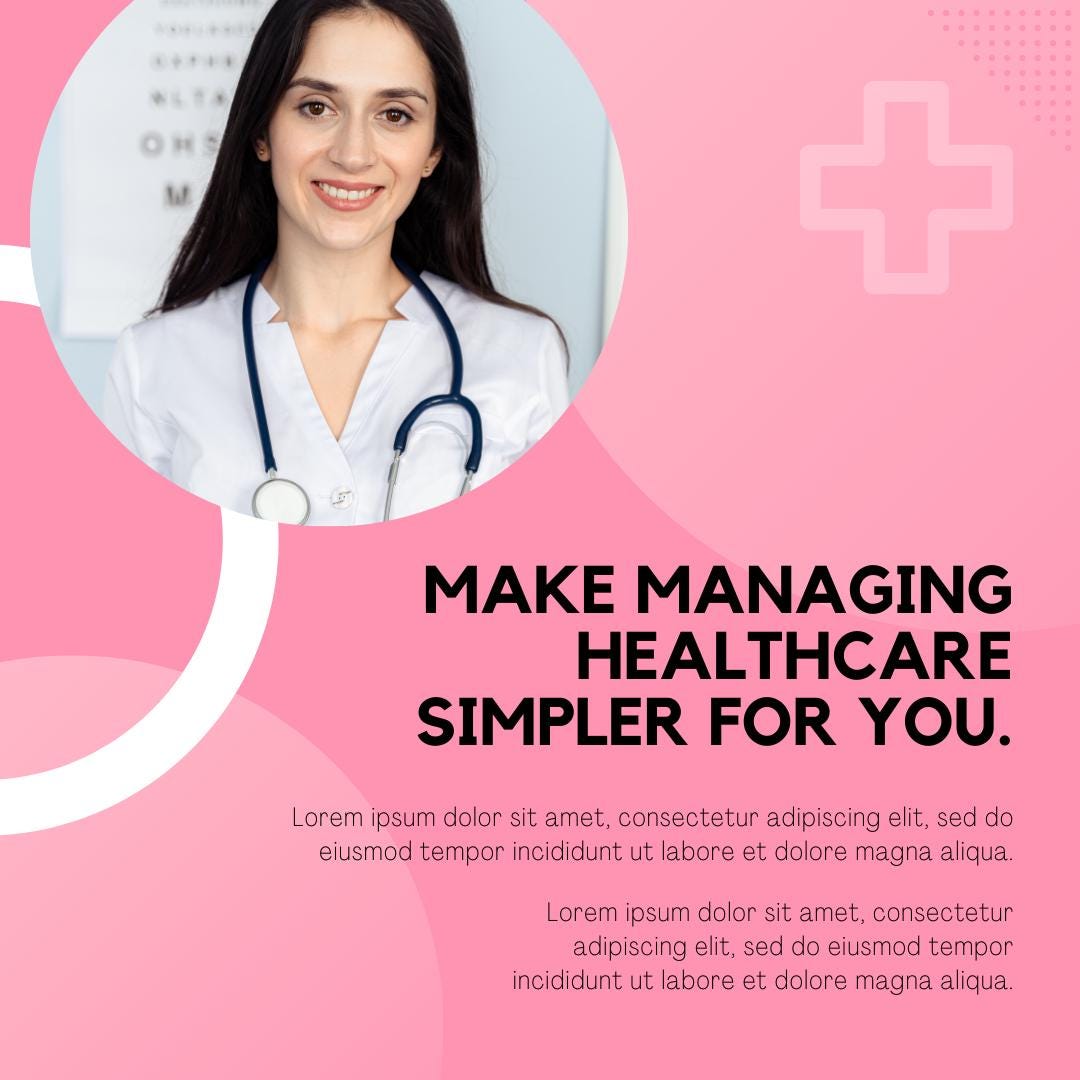 Healthcare Social Media Template Bundle | Canva Medical Marketing Kit | Clinic Instagram & Facebook Templates | Social Media Planner - Social Canvas