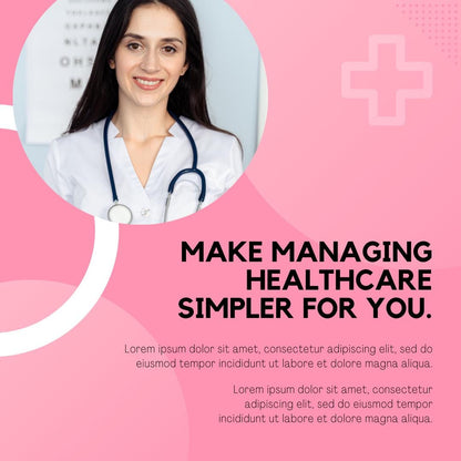 Healthcare Social Media Template Bundle | Canva Medical Marketing Kit | Clinic Instagram & Facebook Templates | Social Media Planner - Social Canvas