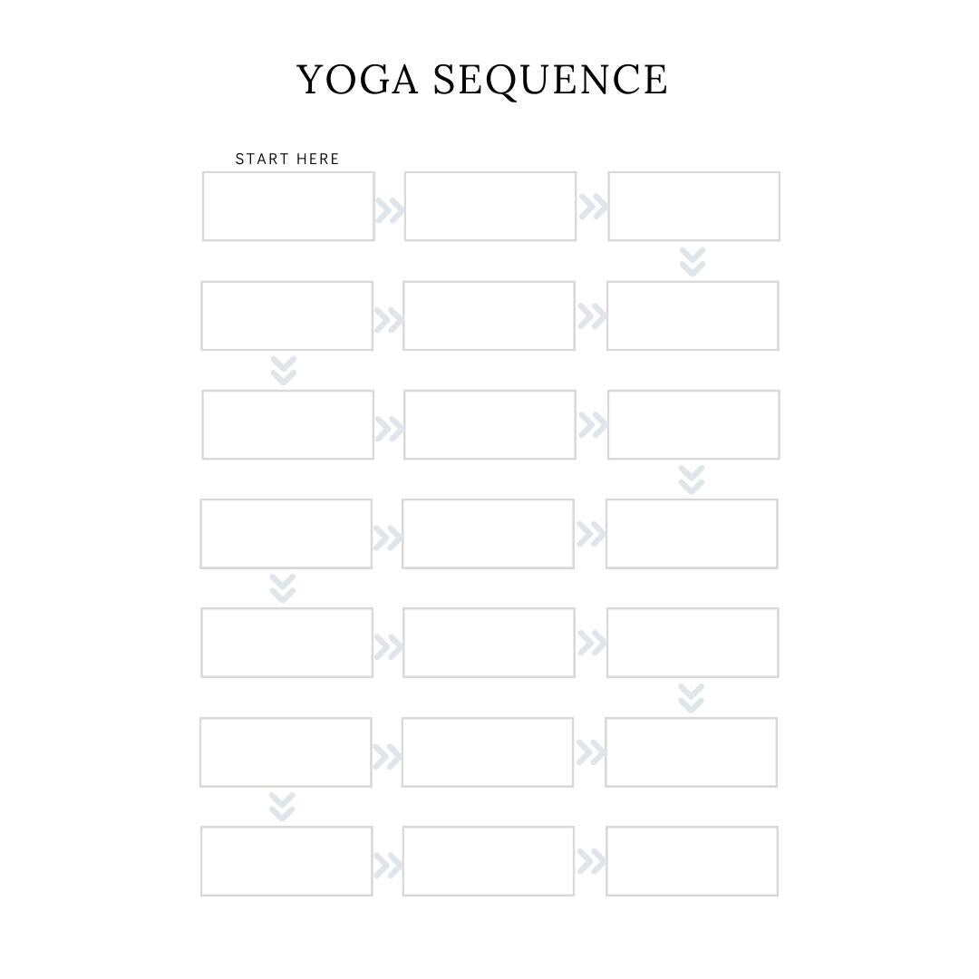 Yoga Journal Canva Template | Printable Yoga Planner | Yoga Practice Log | Meditation Tracker | Digital Download - Social Canvas