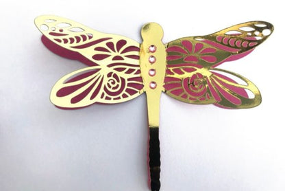 3D Layered Dragonflies and Butterflies - Social Canvas