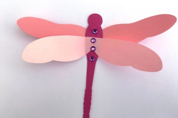 3D Layered Dragonflies and Butterflies - Social Canvas