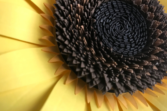 3D Paper Sunflower - Social Canvas