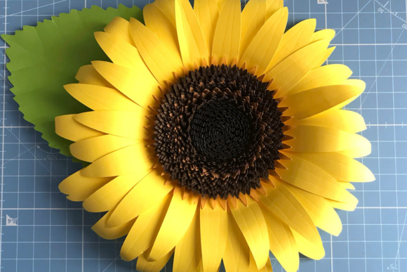 3D Paper Sunflower - Social Canvas