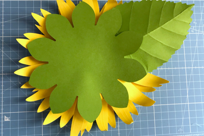 3D Paper Sunflower - Social Canvas