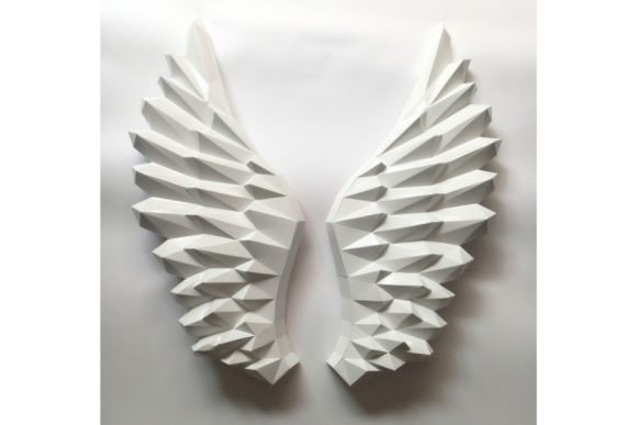 3D Papercraft Wings SVG – DIY Angel & Fairy Wing Cutting Files (MRR) - Social Canvas