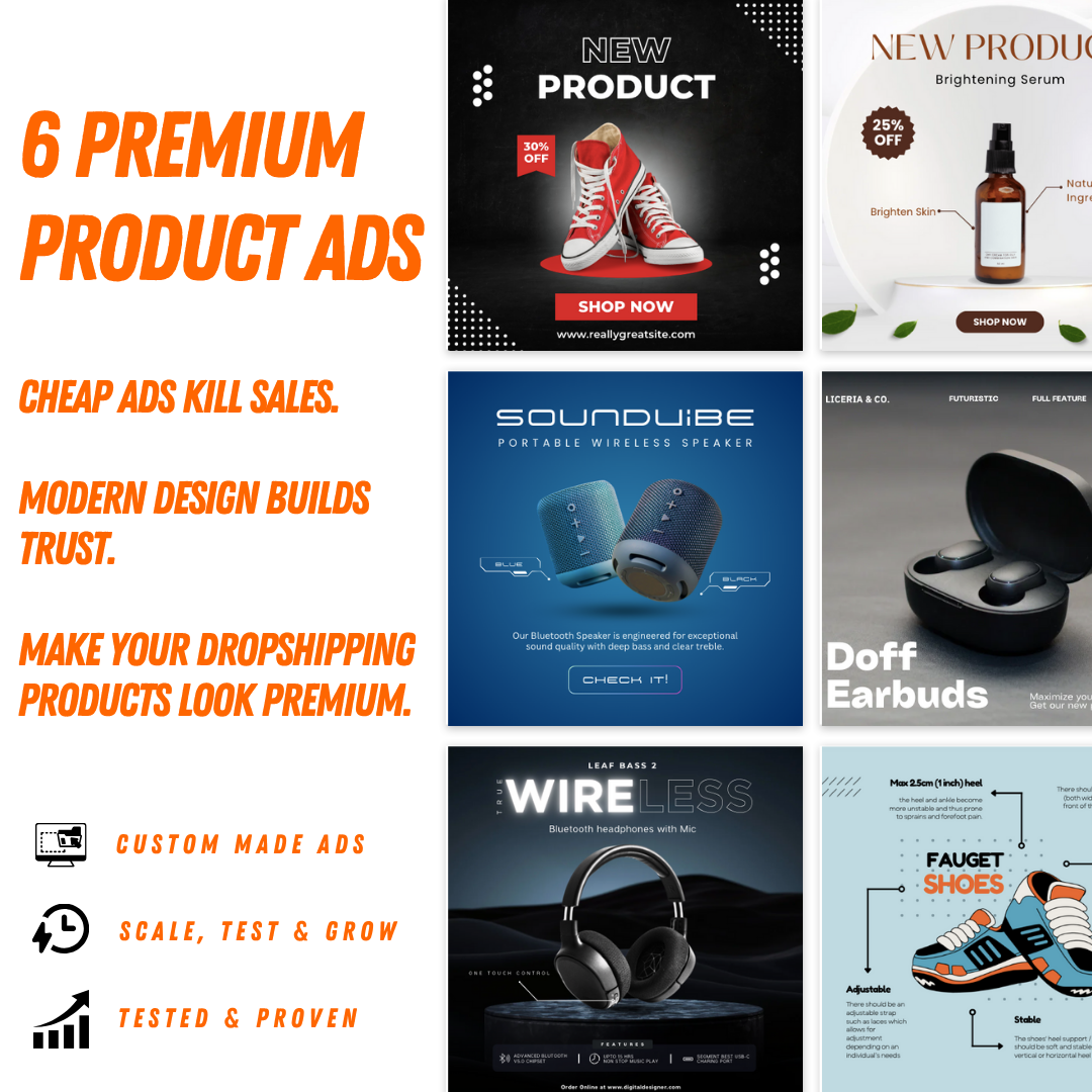 High Converting Shopify Dropshipping Store - includes $50 in Social Media Ads **Limited Offer**