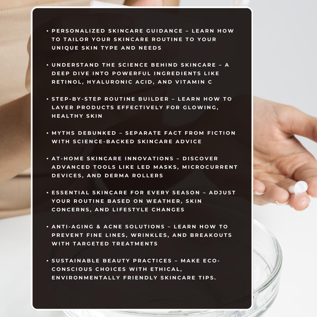 Editable Skincare Ebook | The Ultimate Guide to Radiant Skin, Anti-Aging & Personalized Skincare Routines - Social Canvas