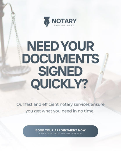 Notary Social Media Template Bundle | Canva Notary Marketing Kit | Social Media Planner and Analytics Guide - Social Canvas