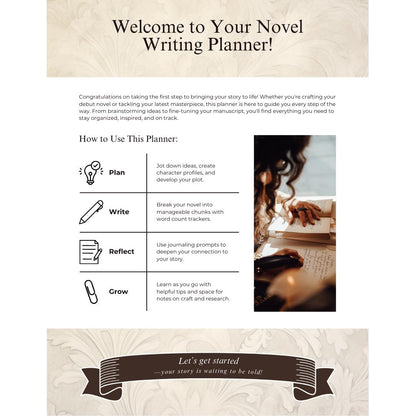 Bookstagram Canva Templates | Aesthetic Instagram Posts for Book Lovers & Reviewers | Includes  Novel Writing Planner - Social Canvas