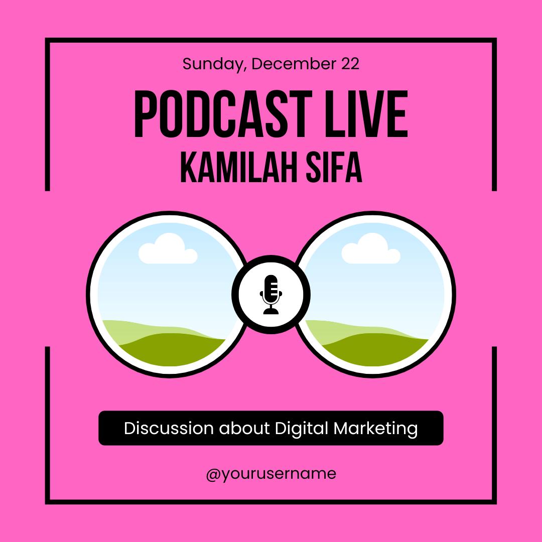 Podcast Canva Template | Social Media Podcast Graphics | Episode Announcements and Promotional Posts | Social Media Planner, Analytics Guide - Social Canvas