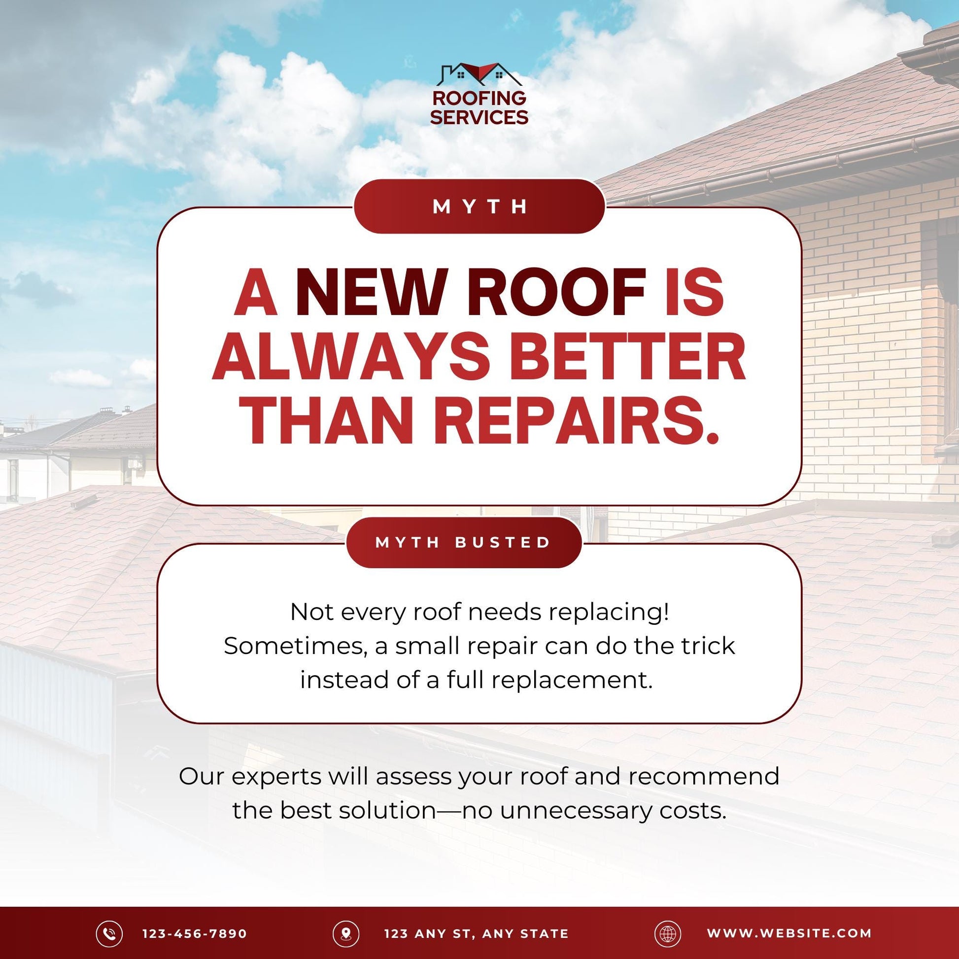 30 Roofing Social Media Templates | Social Media Planner and Analytics Guide | Roofing Business Instagram and Facebook Posts - Social Canvas