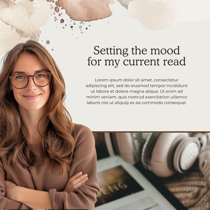 Bookstagram Canva Templates | Social Media Planner and Analytics Guide|  Aesthetic Instagram Posts for Book Lovers & Reviewers - Social Canvas