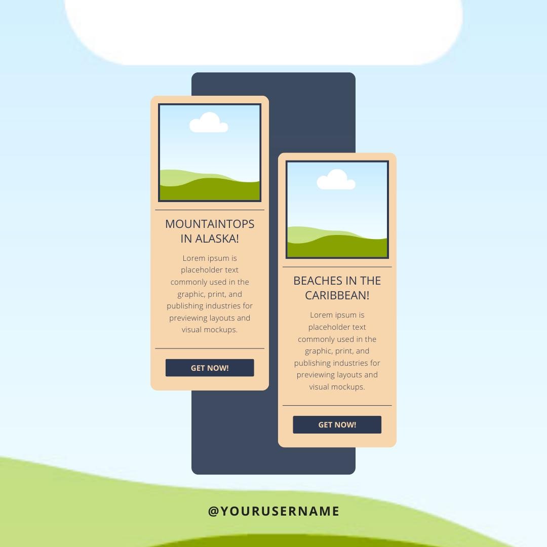 110 Travel Instagram Post and Story Templates Canva | Travel Blogger and Agency Social Media Kit | Aesthetic Travel Graphics - Social Canvas