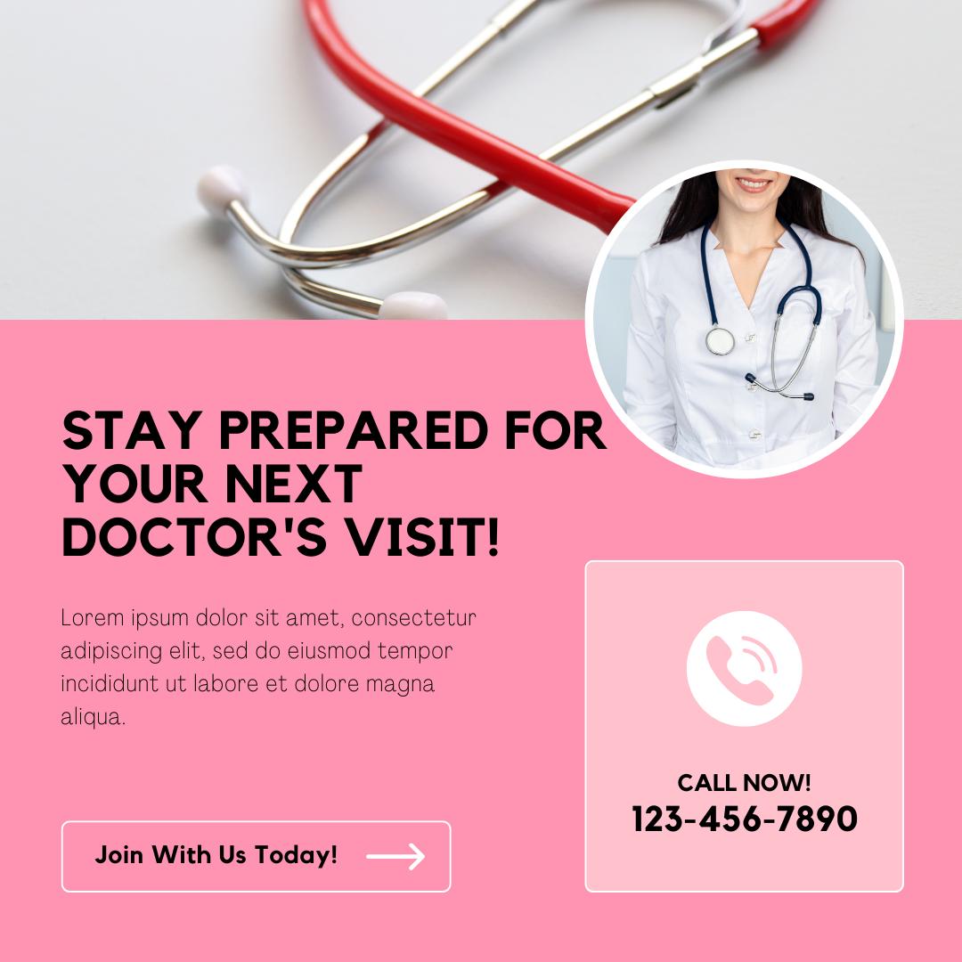 Healthcare Social Media Template Bundle | Canva Medical Marketing Kit | Clinic Instagram & Facebook Templates | Social Media Planner - Social Canvas