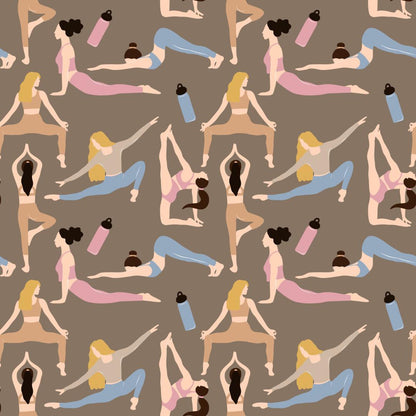 Yoga Vector Clipart Bundle | 72 Seamless Patterns and Elements | Digital Yoga Illustrations | Boho Yoga Graphics for Branding and Design - Social Canvas