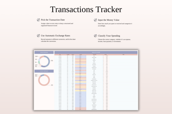 Personal Finance Budget Template – 45/30/20/5 Rule Tracker for Excel & Google Sheets - Social Canvas