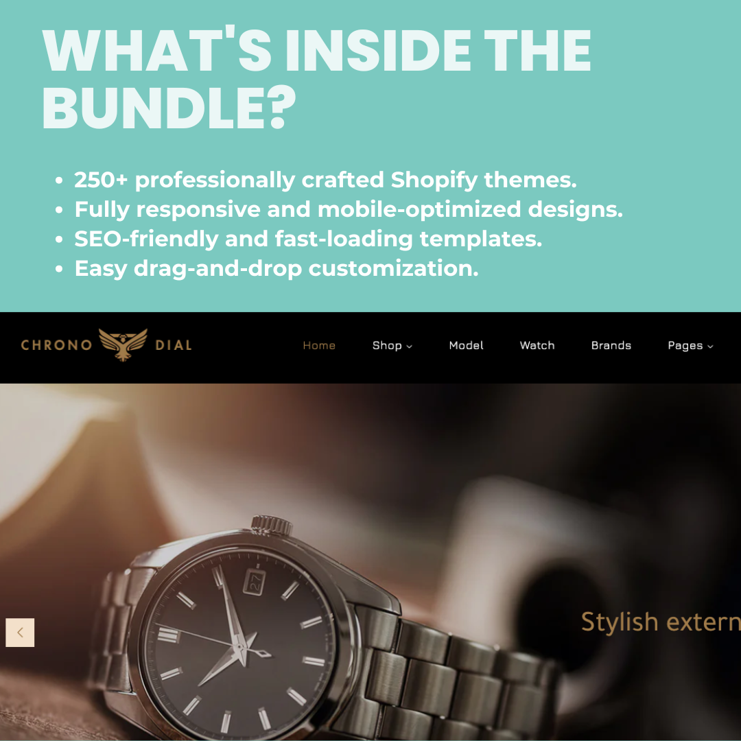 Ultimate Shopify Theme Collection – 250 Resellable eCommerce Templates