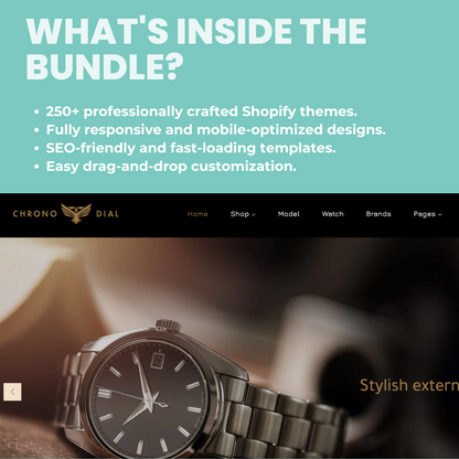Ultimate Shopify Theme Collection – 250 Resellable eCommerce Templates