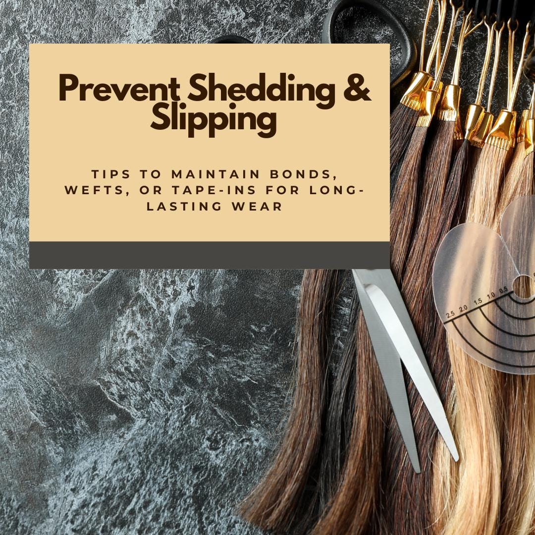 Hair Extension Care Guide | Maintain & Style Your Extensions Like a Pro | Digital Haircare Ebook - Social Canvas