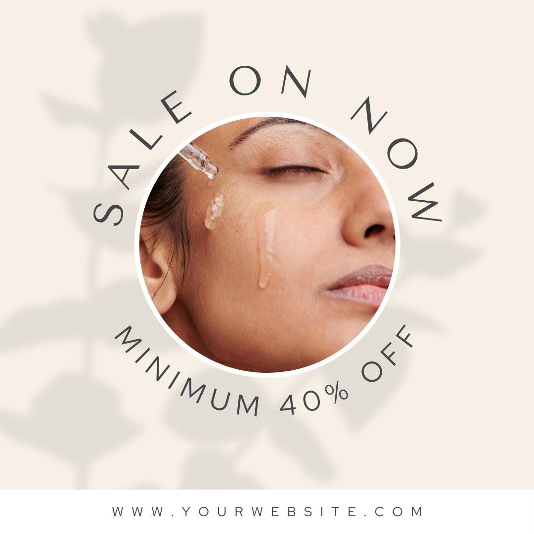 Skincare Social Media Canva Templates | Beauty & Esthetician Marketing Kit | Social Media Planner, Analytics Guide - Social Canvas