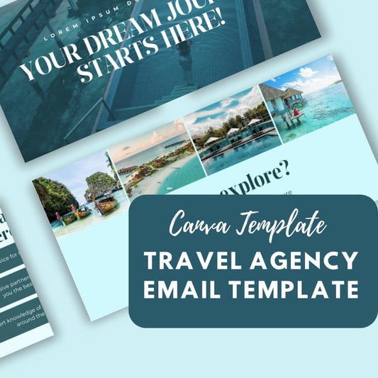 Travel Agency Email Template Pack | 24 High-Converting Sequences for Travel Agents & Tour Operators - Social Canvas