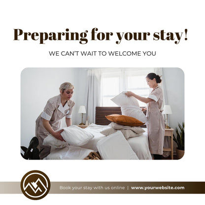 24 Vacation Rental Social Media Templates | Editable Canva Templates | Airbnb, Travel, and Hospitality Marketing | Instant Download - Social Canvas