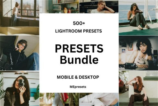 500+ Premium Lightroom Presets Bundle – Ultimate All-in-One Editing Pack for Desktop & Mobile