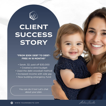 30 Financial Coach Social Media Templates | Editable Canva Templates | Personal Finance, Budgeting & Investing Posts | Instant Download - Social Canvas