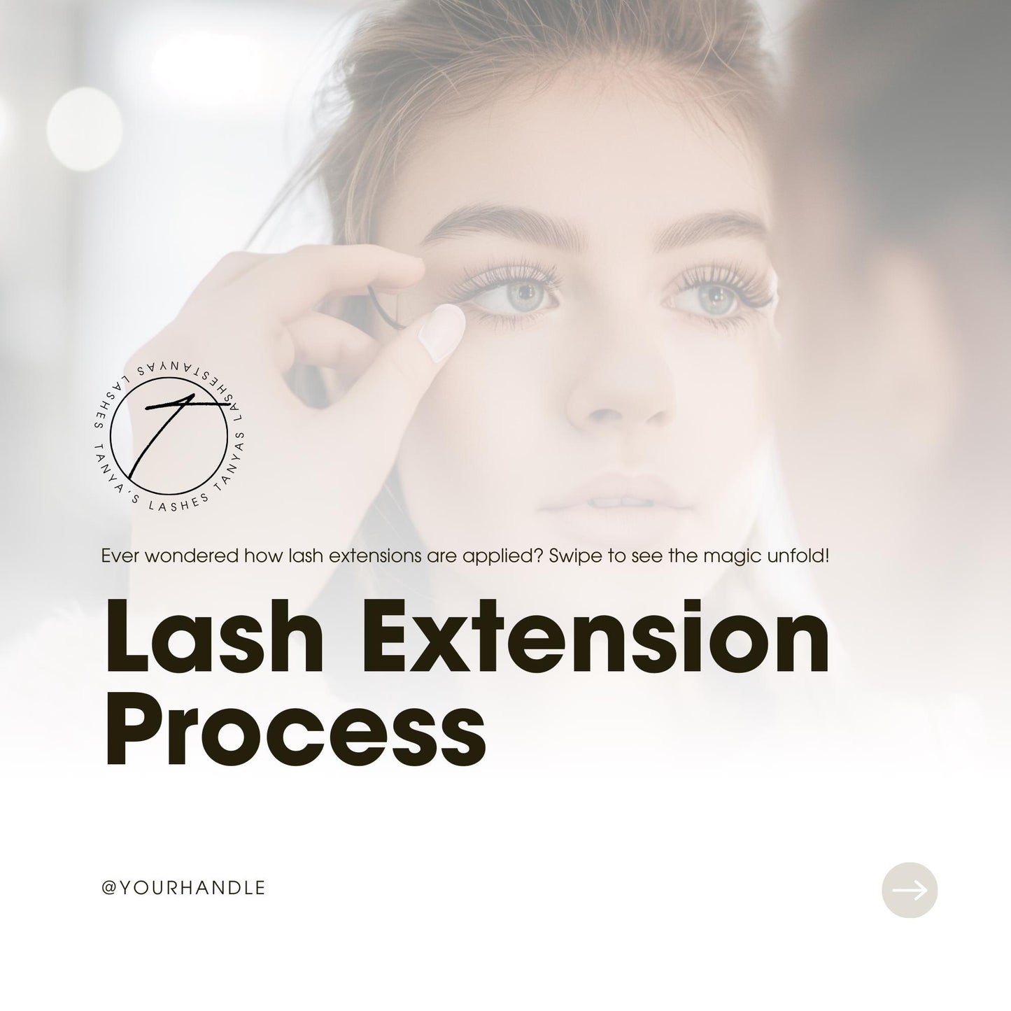 Lash Instagram Carousel Canva Templates | Lash Tech Marketing & Beauty Social Media Kit - Social Canvas