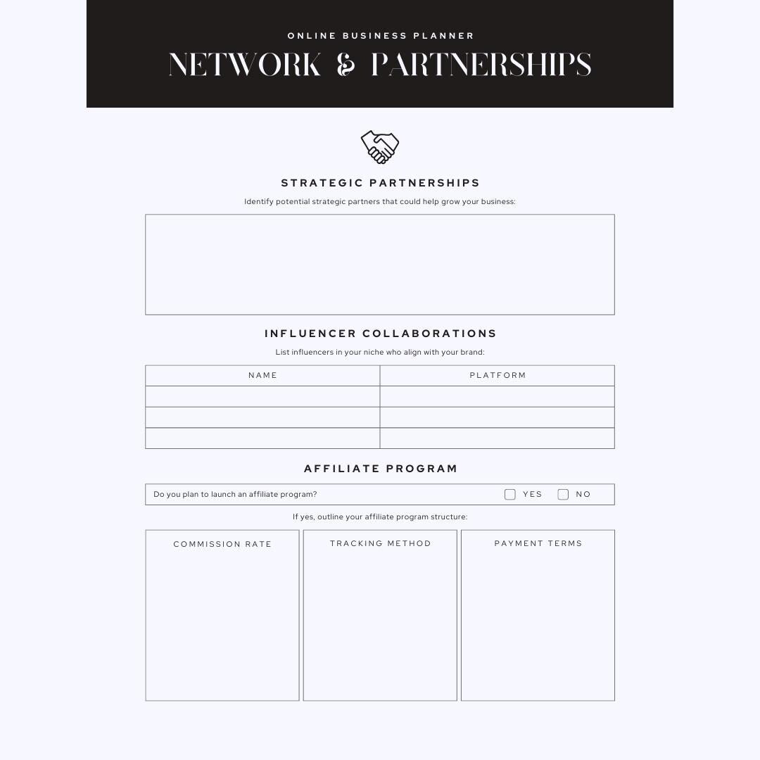 Online Business Planner 2025 | Digital Entrepreneur Strategy Guide & Startup Roadmap - Social Canvas