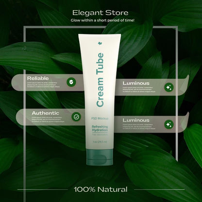 4 Minimalist Cosmetic Product Canva Templates | Social Media Planner and Analytics Guide | Canva Template Bundle - Social Canvas