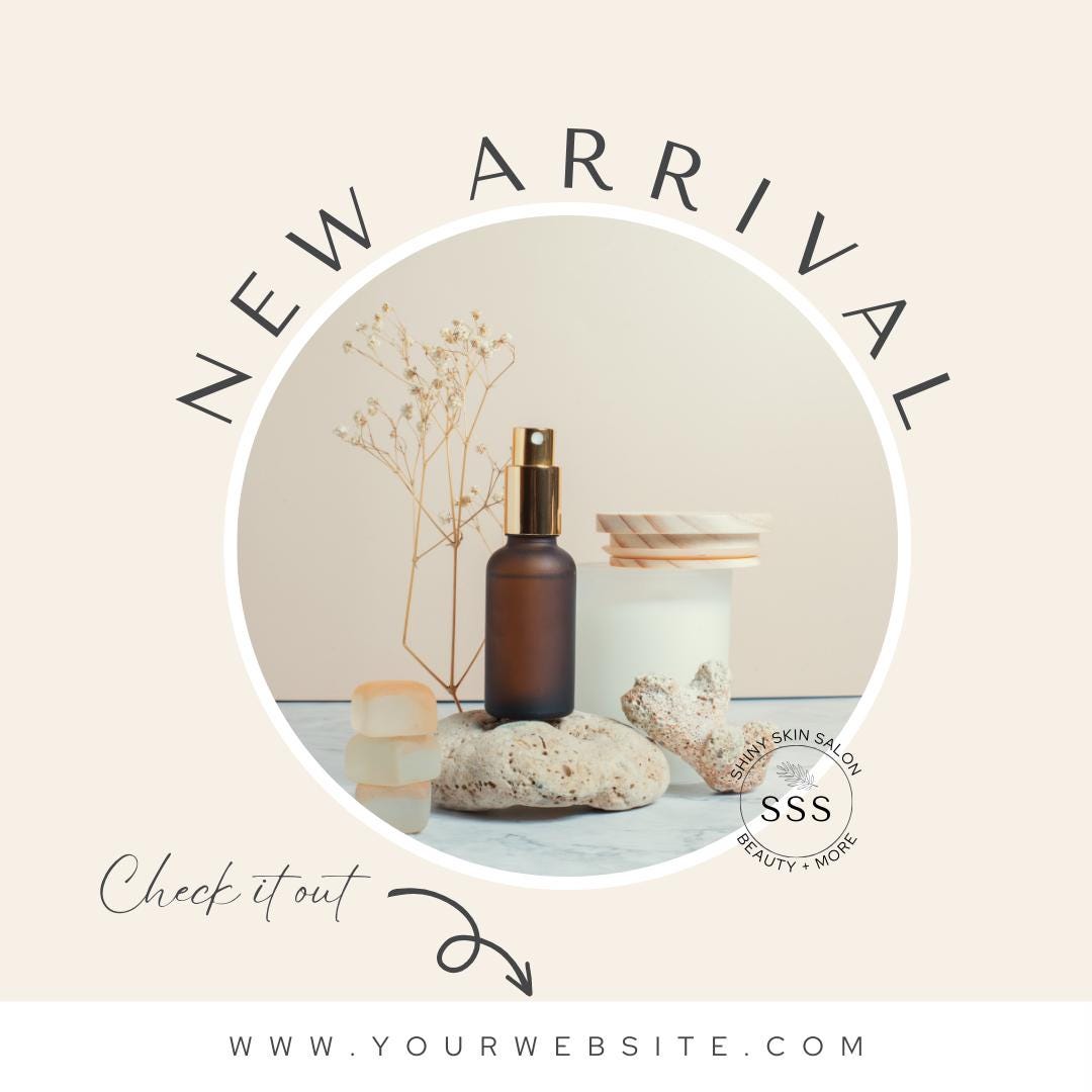 Skincare Social Media Canva Templates | Beauty & Esthetician Marketing Kit | Social Media Planner, Analytics Guide - Social Canvas