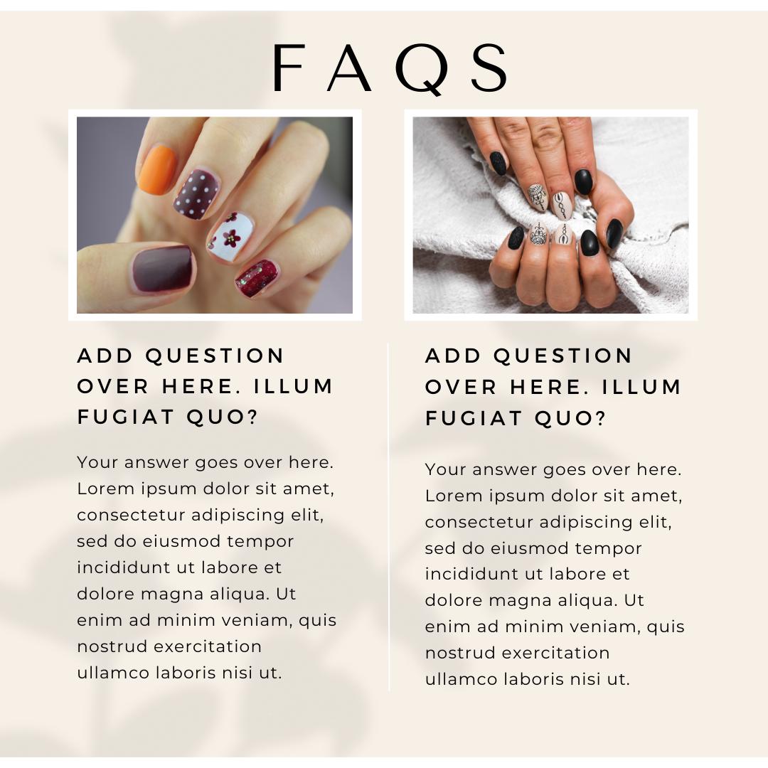 Nail Tech Social Media Canva Templates | Beauty Salon & Nail Artist Marketing | Social Media Planner, Analytics Guide - Social Canvas